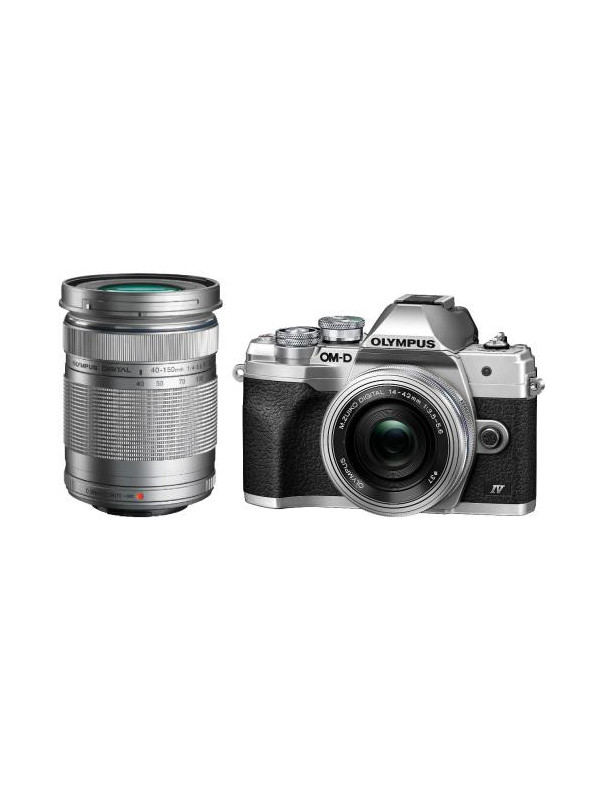 Olympus E-M10 IV 1442 EZ Pancake Double Zoom Kit slv/slv