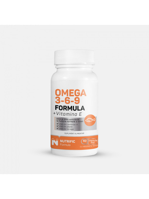 OMEGA 369 FORMULA 60cps soft NUTRIFIC