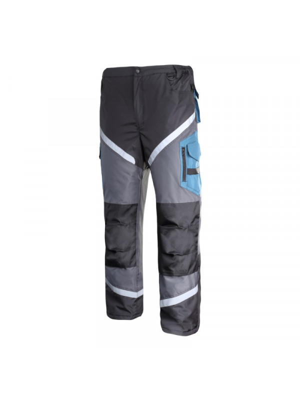 Pantalon lucru captusit cu reflectorizant - m