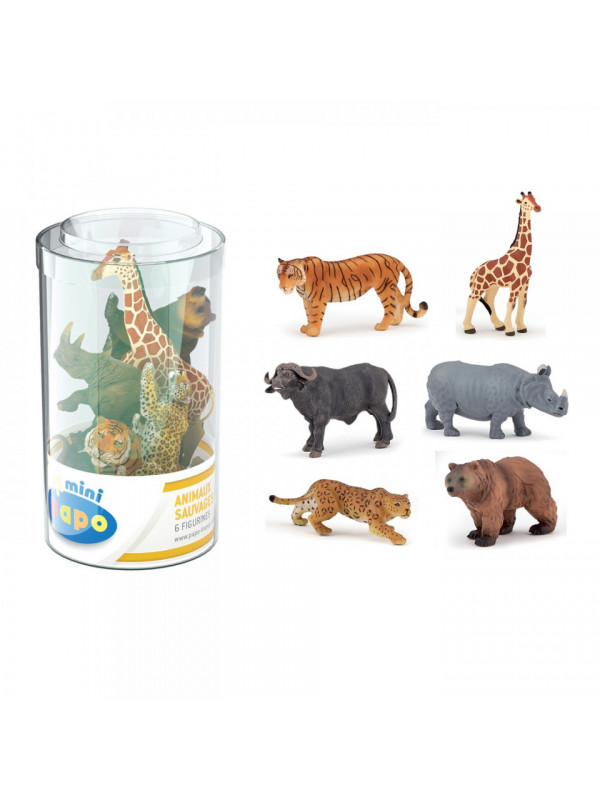 Papo figurina set 6 minianimale salbatice