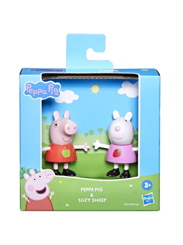 PEPPA PIG PRIETENI BUNI SET 2 FIGURINE PEPPA SI OITA SUZY