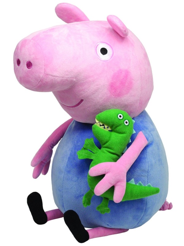 PLUS TY 38CM BEANIE BUDDIES PEPPA PIG GEORGE