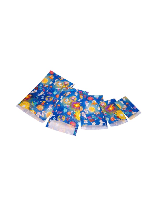 Punga cadou din hartie - Spatiu (L-plus - 23 x 33 x 4+6cm)