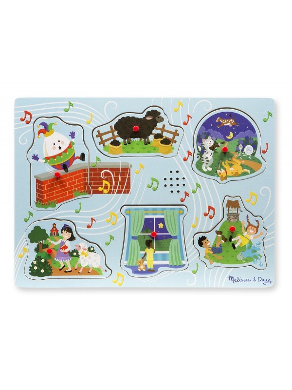 Puzzle cu sunete Cantecele copilariei 2 - Melissa and Doug
