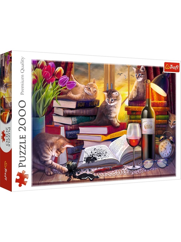 PUZZLE TREFL 2000 NOAPTEA PISICILOR