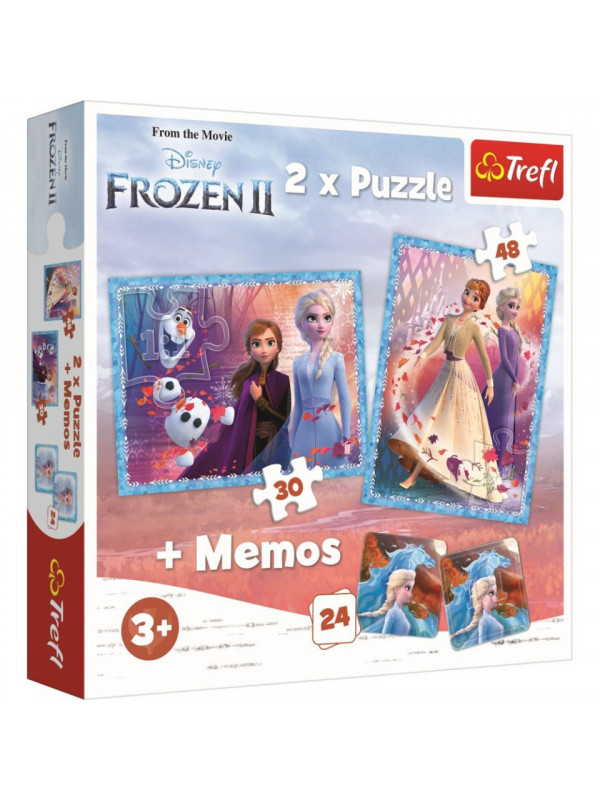 Puzzle trefl 2in1 memo frozen2 tinutul misterios