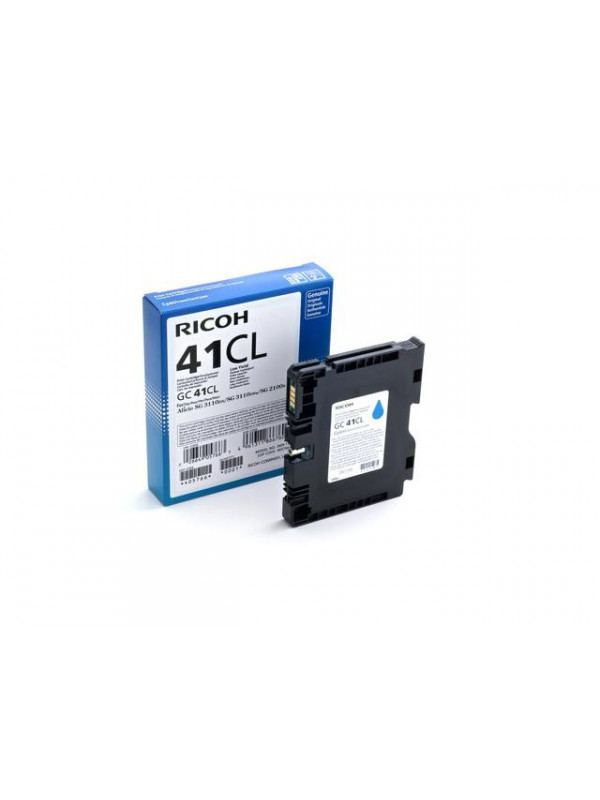Ricoh Cyan Gel Low Yield GC 41CL (600 prints)