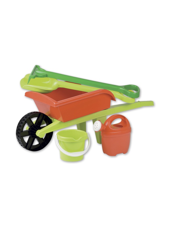 Roaba de jucarie cu unelte de gradinarit Giardino