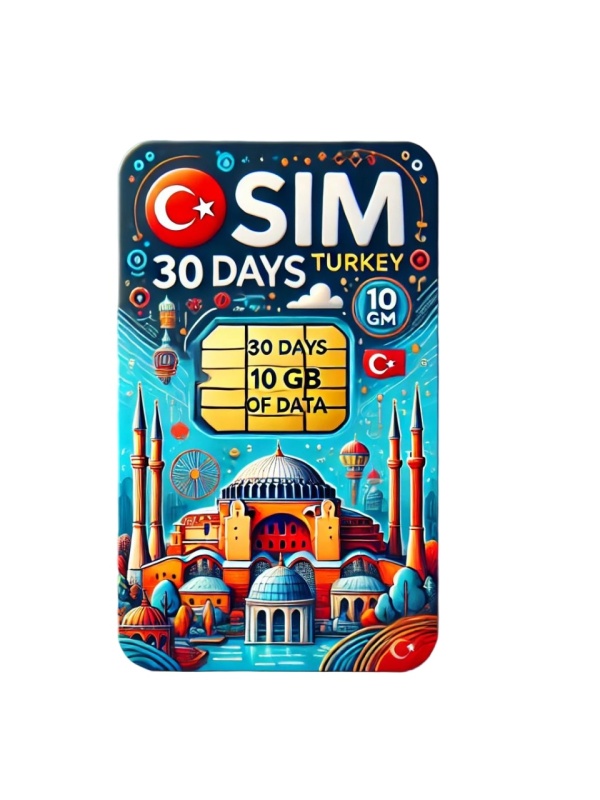 Roaming eSIM 10GB date, eSIM de Mare Viteza pana la 5G, valabil 30 zile din momentul activarii, Turcia