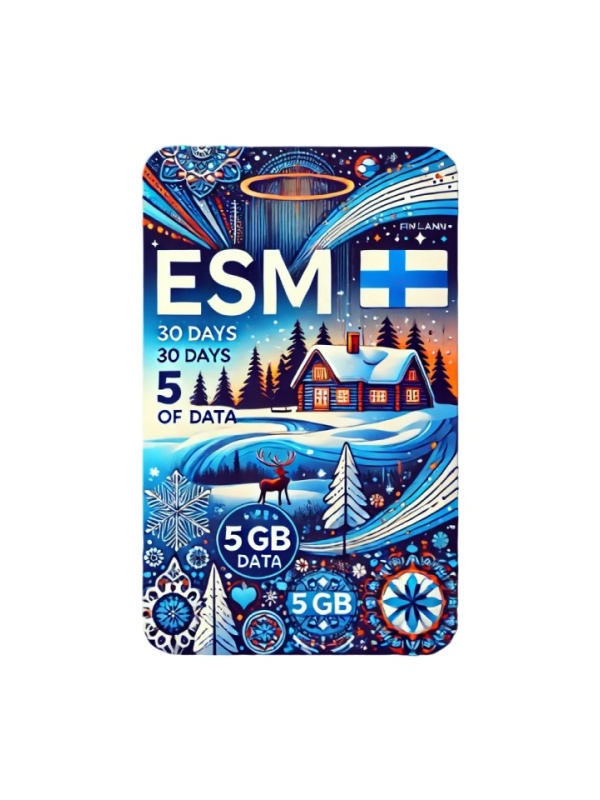 Roaming eSIM 5GB date, eSIM de Mare Viteza pana la 5G, valabil 30 zile din momentul activarii, Finlanda