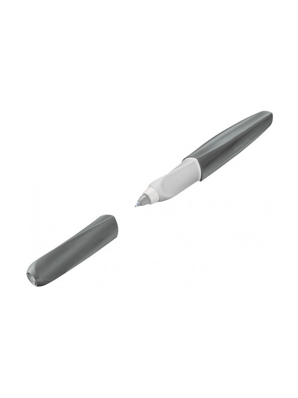 ROLLER TWIST ECO, GRIP ERGONOMIC, AMBIDEXTRU, 1 REZERVA ALBASTRA INCLUSA, CULOARE GRI DESCHIS, IN CUTIE DE CARTON