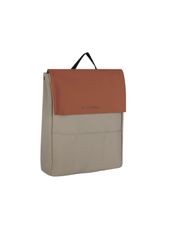RUCSAC NEW REBELS FANE-LINCOLN, DIMENSIUNI 31/13/41 CM, CULOARE ORANGE / BEJ