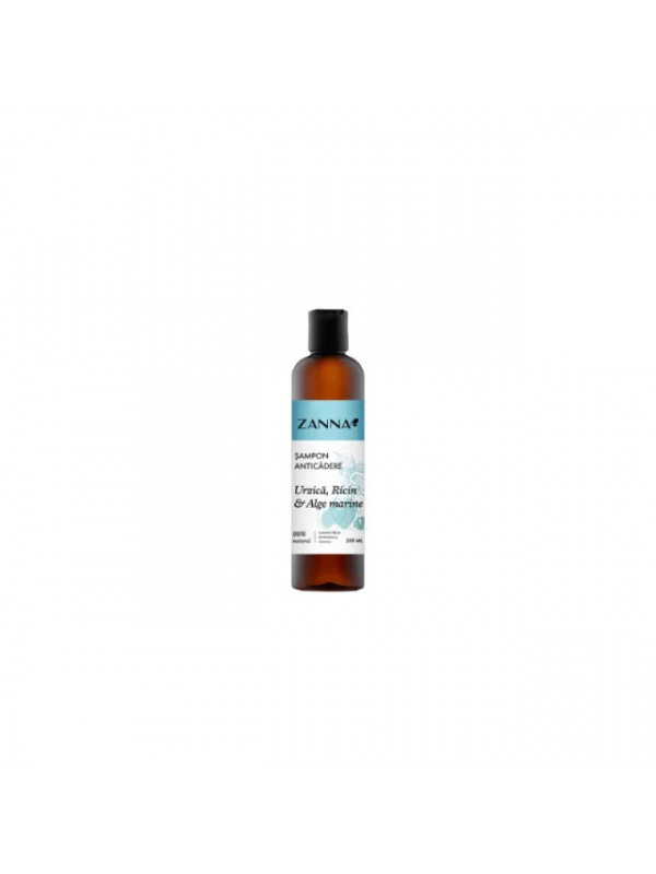 SAMPON ANTICACADERE CU URZICA, RICIN SI ALGE MARINE "ZANNA" 250ml ADAMS VISION
