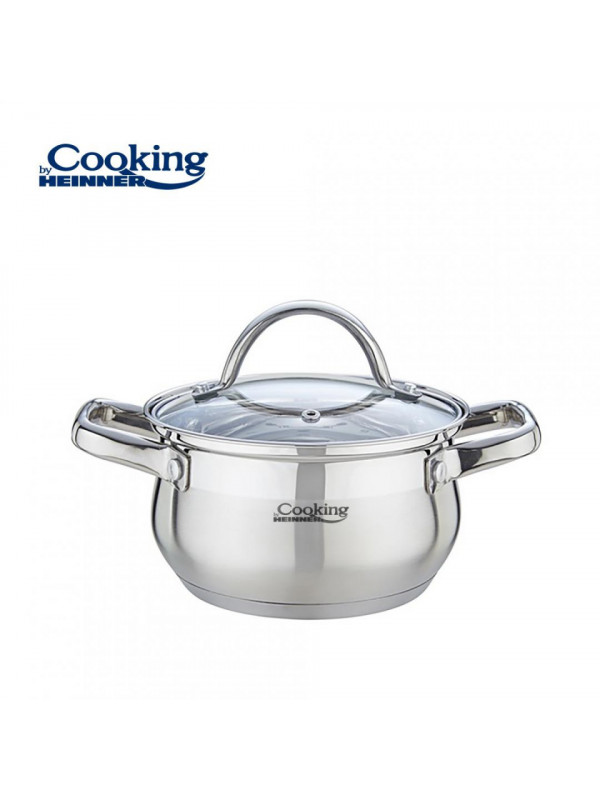 SEMIOALA INOX+CAPAC 18X10.5CM,2.6L,AMIRA
