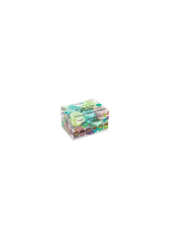 SET 10 RECIPIENTE SNAP&GO, MELII, 6*59 ML + 4*118 ML