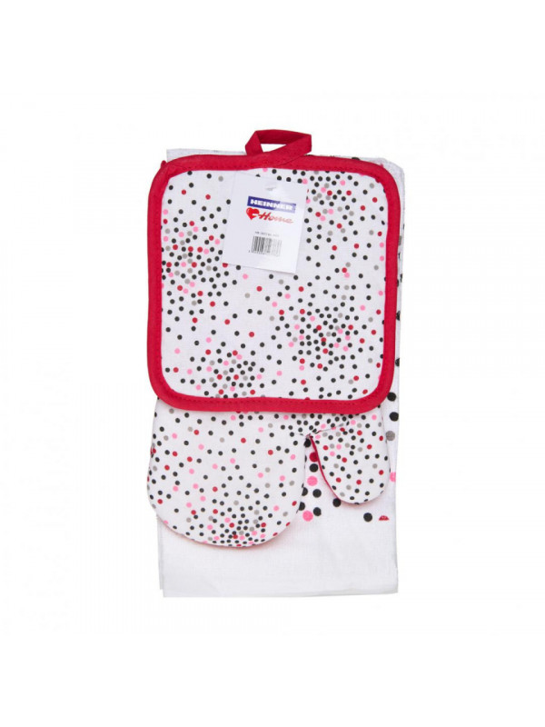 Set 3 piese bucatarie dots