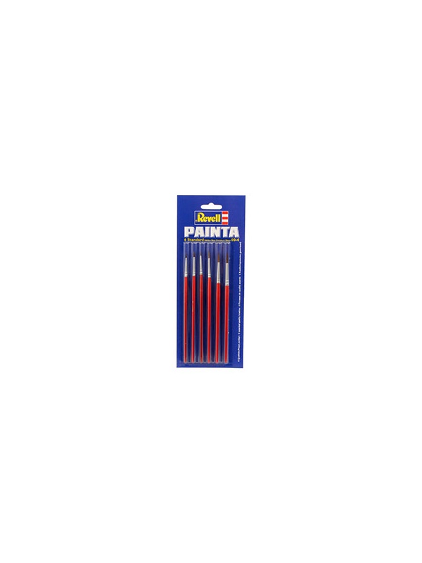 Set 6 pensule pentru vopsit machete nr 004