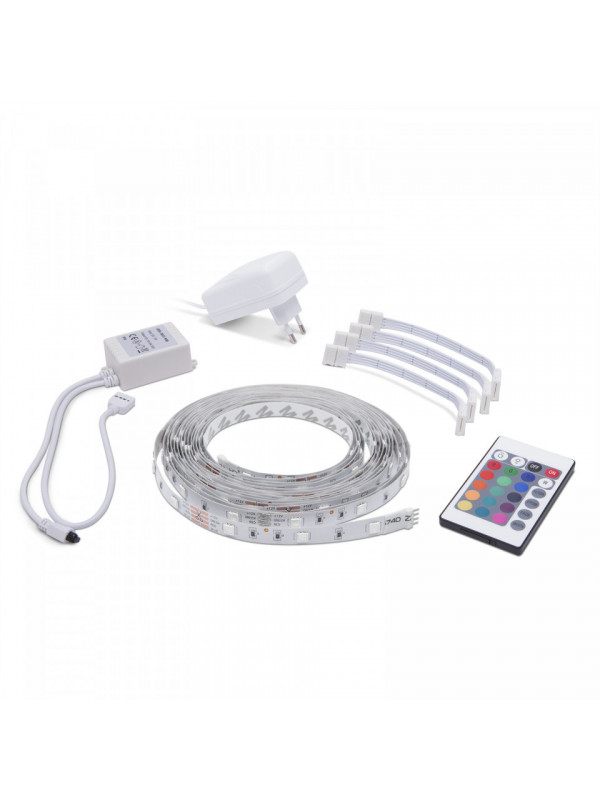 Set banda LED RGB, 5m, IP20