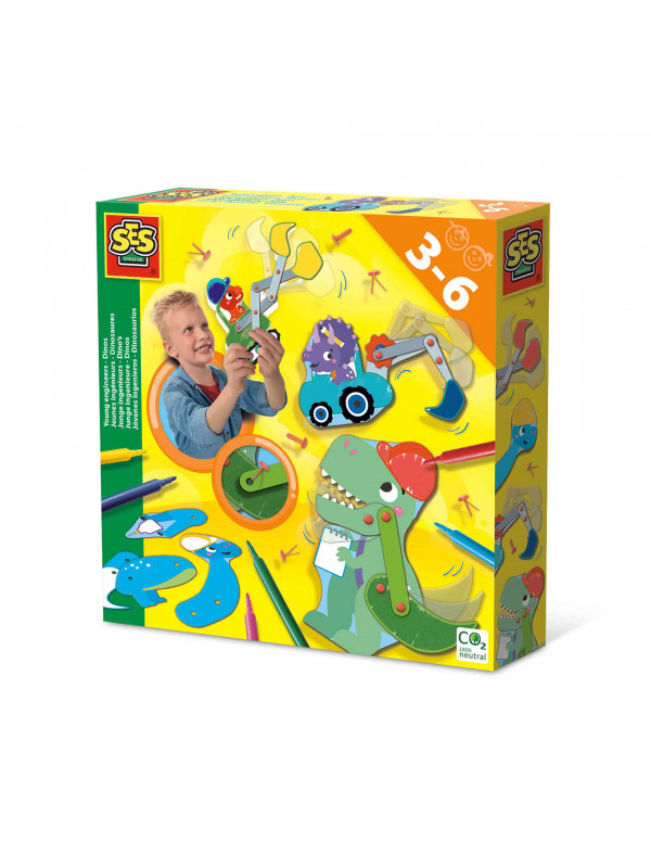 Set creativ - Tanarul inginer, dinozauri