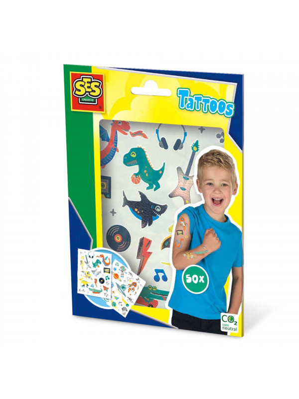 Set creativ - Tatuaje lavabile pentru copii