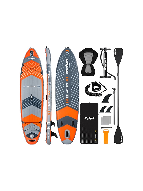 SET PLACA GONFLABILA STAND UP PADDLE SCAUN 335X84X15 CM