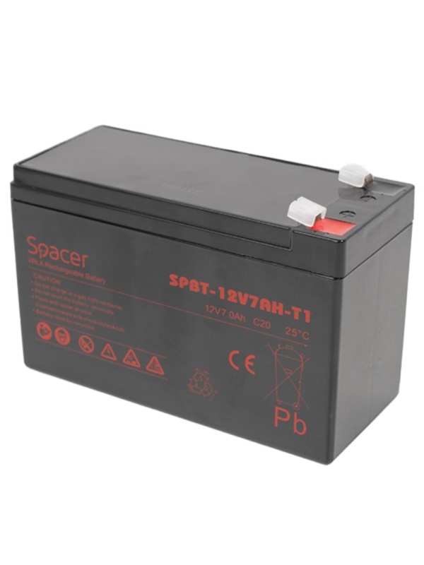 SPC ACUMULATOR UPS 12V/7Ah terminal F1