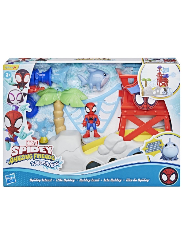 SPIDEY SI PRIETENII LUI UIMITORI MARVEL WATER WEBS INSULA LUI SPIDEY