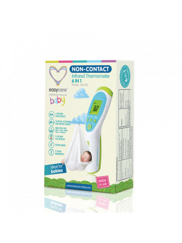 Termometru noncontact multifunctional 6in1 EASYCARE Baby cu infrarosu, albastru