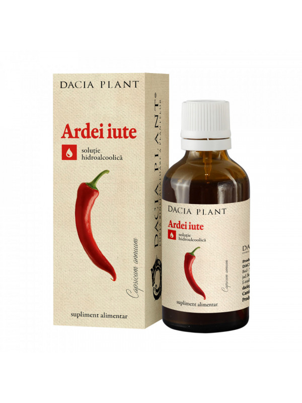 Tinctura ardei iute 50ml dacia plant