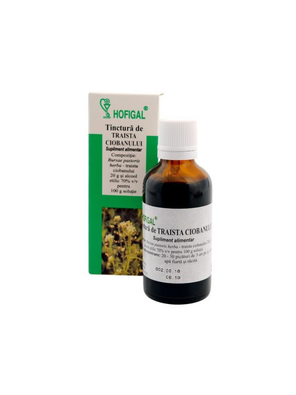 TINCTURA TRAISTA CIOBANULUI 50ml HOFIGAL