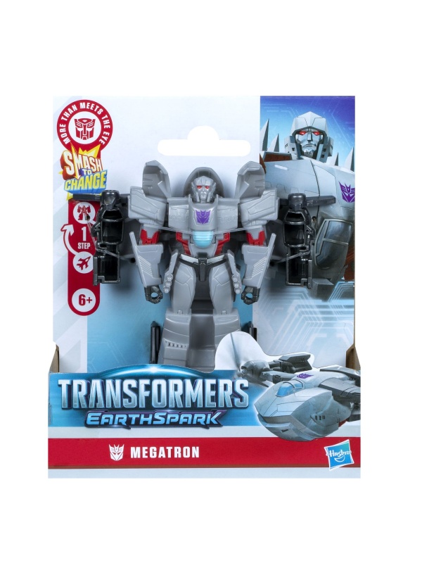 TRANSFORMERS EARTHSPARK FIGURINA MEGATRON 1 STEP SMASH TO CHANGE