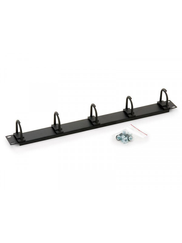 Triton org.cablu 1u 5inele mici negru