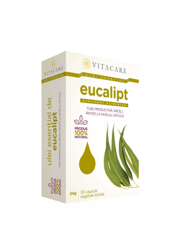 Ulei Esențial de Eucalipt - Supliment Alimentar Respirator