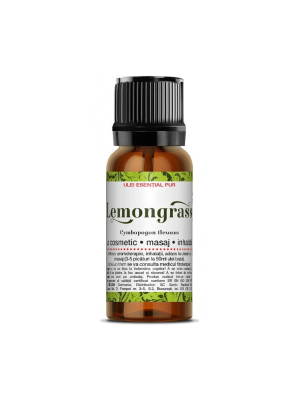 Ulei esential lemongrass 10ml santo raphael