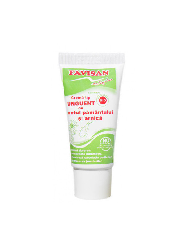 Unguent cu untul pamantului si arnica faviderm 30ml favisan