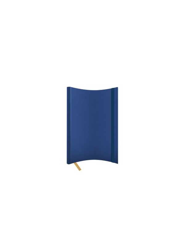AGENDA NEDATATA A5 CASTELLI, COPERTA FLEXIBILA BLEUMARIN, ELASTIC BLEUMARIN, DICTANDO IVORY