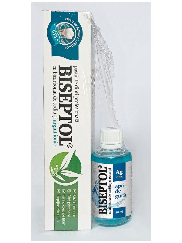 Biseptol pasta dinti 75ml + apa gura 50ml mostra