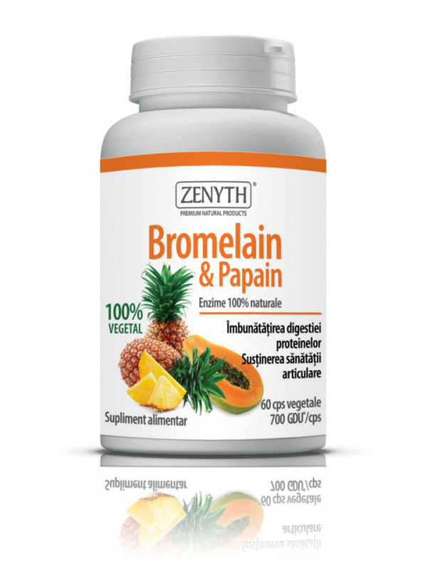 BROMELAIN&PAPAIN 700GDU 60CPS