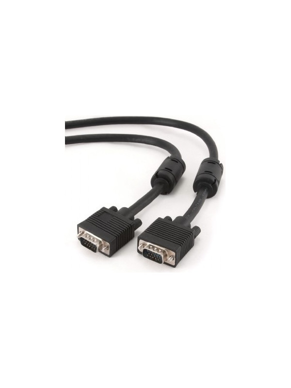 CABLU video GEMBIRD, VGA (T) la VGA (T), 30m, premium, dublu ecranat, negru, "CC-PPVGA-30M-B"