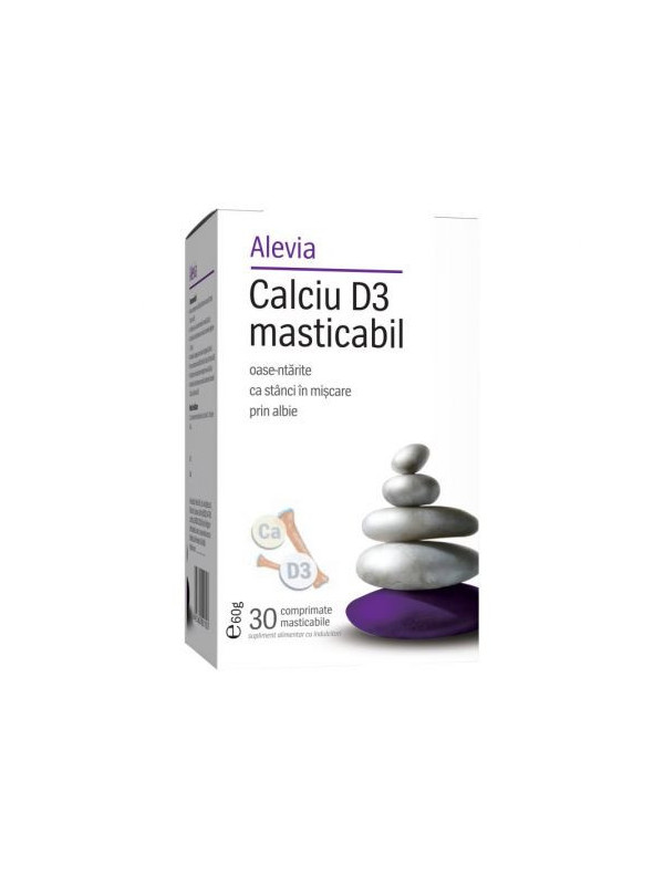 CALCIU D3 MASTICABIL 30CPR