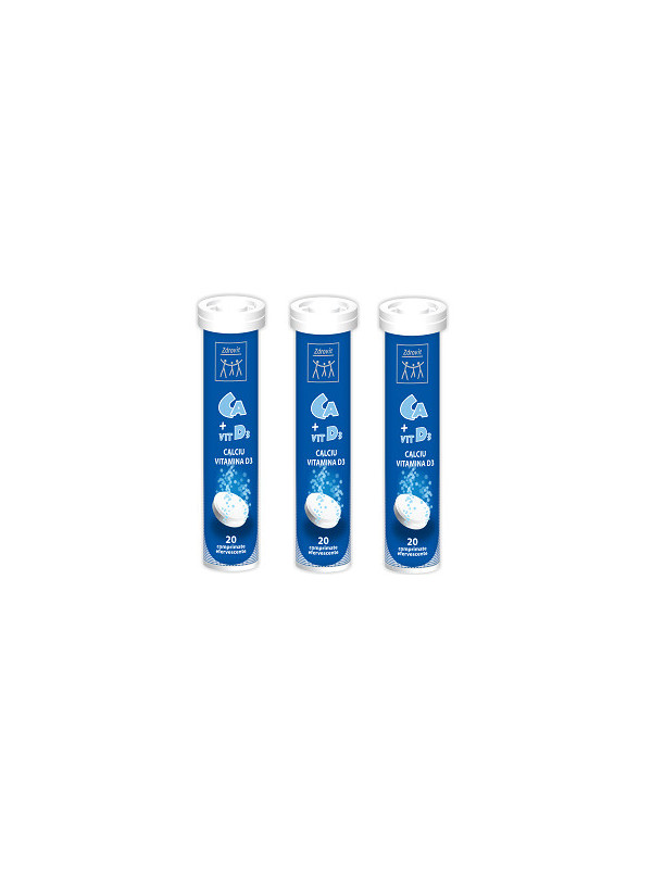 CALCIU+VIT D3 20CPR EFERVESCENTE