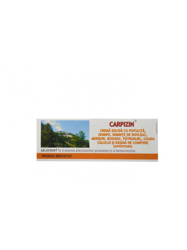 CARPIZIN SUPOZITOARE 10 x1.5g (GHIMPE + PUFULITA) ELZIN PLANT