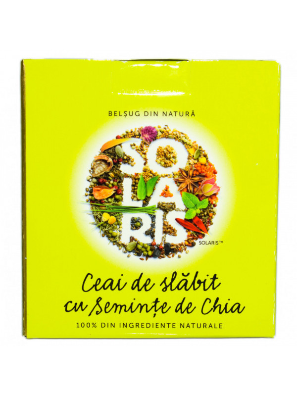 CEAI DE SLABIT CU SEMINTE DE CHIA (20dz x2g) 40g SOLARIS
