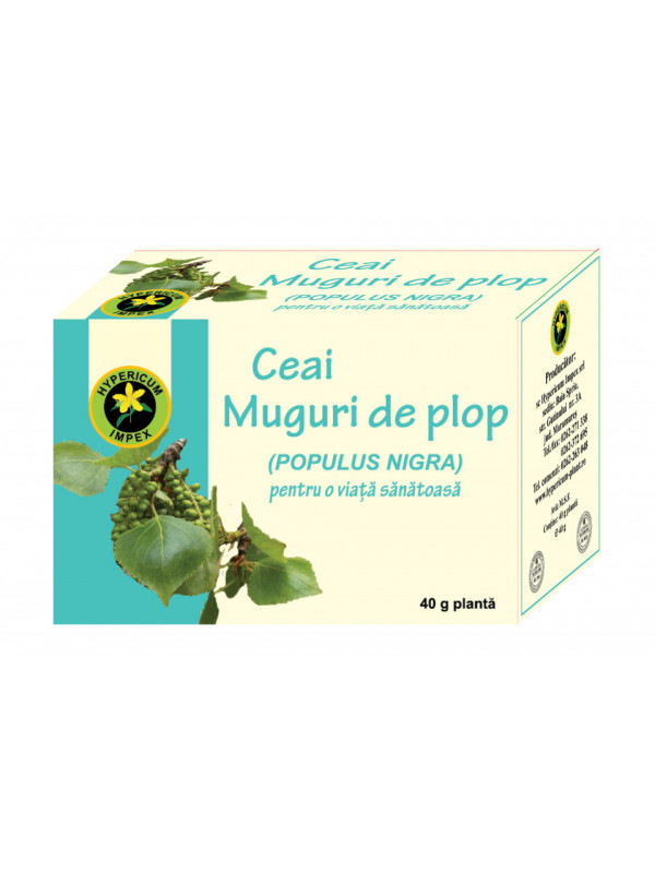 Ceai muguri de plop negru 40gr hypericum