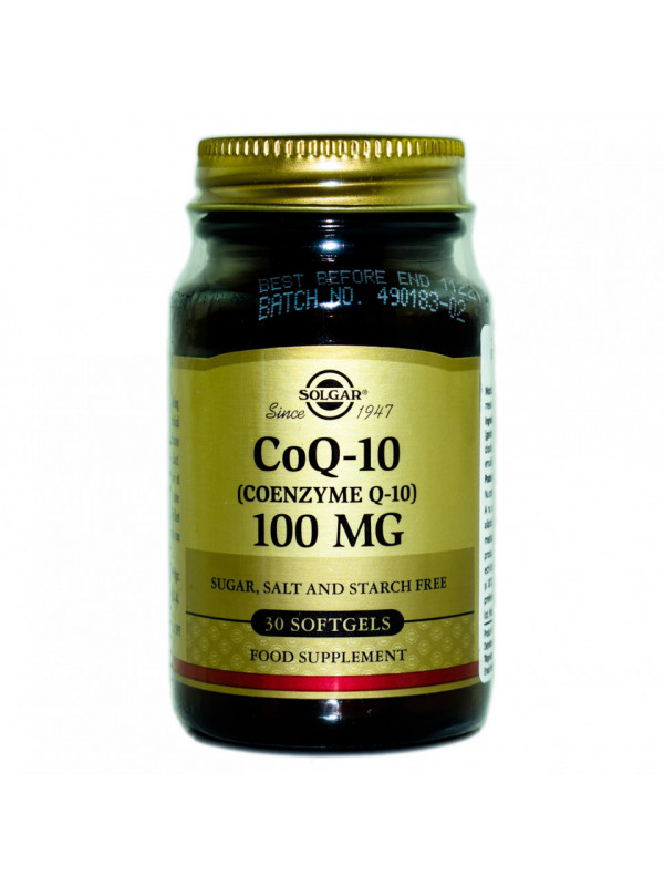 COENZYME Q-10 100mg 30caps SOLGAR
