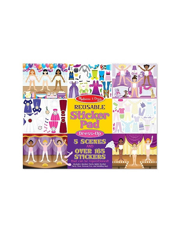 Colectia de abtibilduri reutilizabile Parada de moda Melissa and Doug