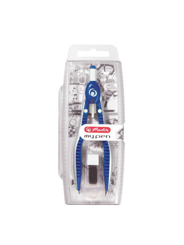 COMPAS MY.PEN ALBASTRU/ALB - BLISTER