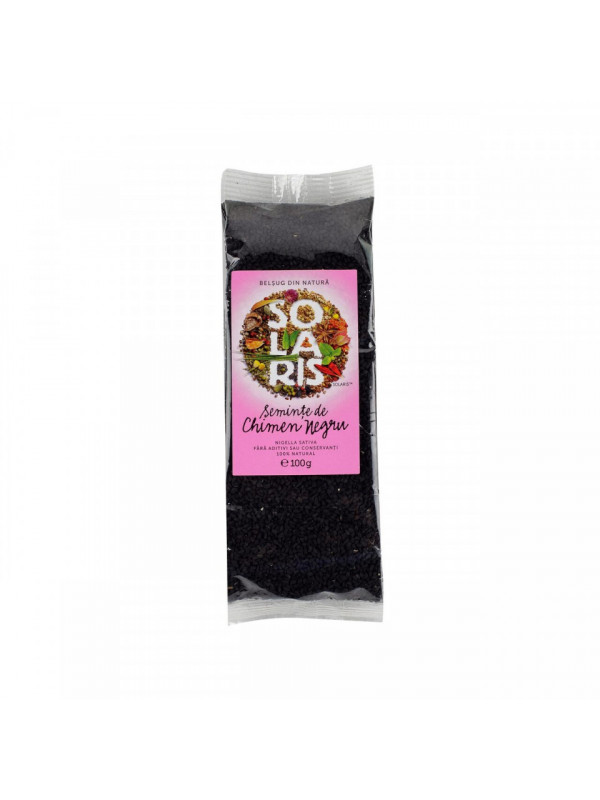CONDIMENT-CHIMEN NEGRU SEMINTE 100gr SOLARIS