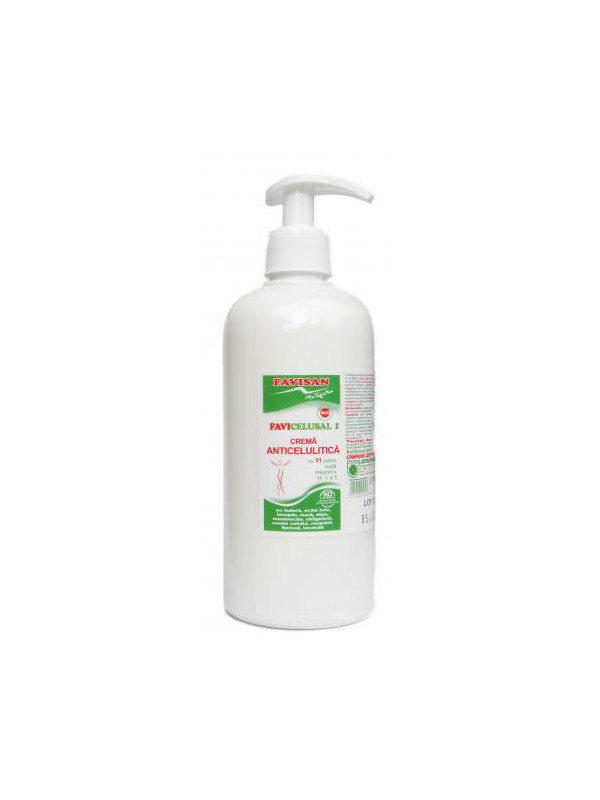 CREMA ANTICELULITICA FAVICELUSAL 1 (11 plante)500ml FAVISAN