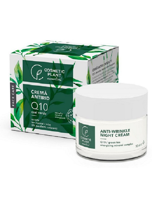 Crema antirid noapte q10 mineral complex 50ml cosmetic plant
